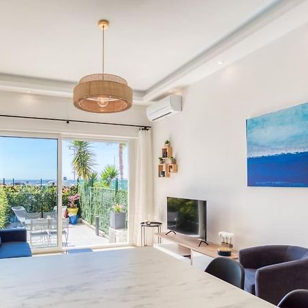 #43 Design Studio Terrace Ac Wifi Sea View 1Min Beach Νίκαια Εξωτερικό φωτογραφία
