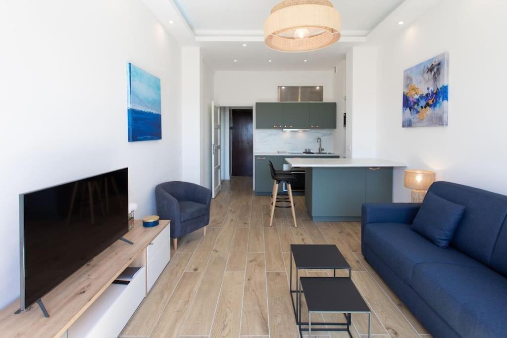 #43 Design Studio Terrace Ac Wifi Sea View 1Min Beach Νίκαια Εξωτερικό φωτογραφία