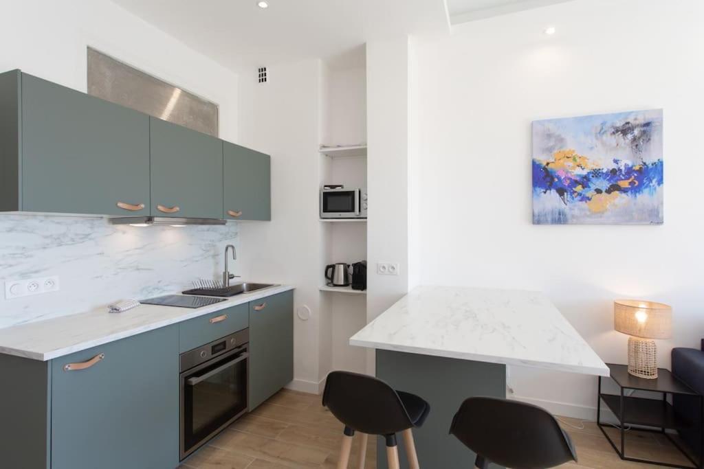 #43 Design Studio Terrace Ac Wifi Sea View 1Min Beach Νίκαια Εξωτερικό φωτογραφία