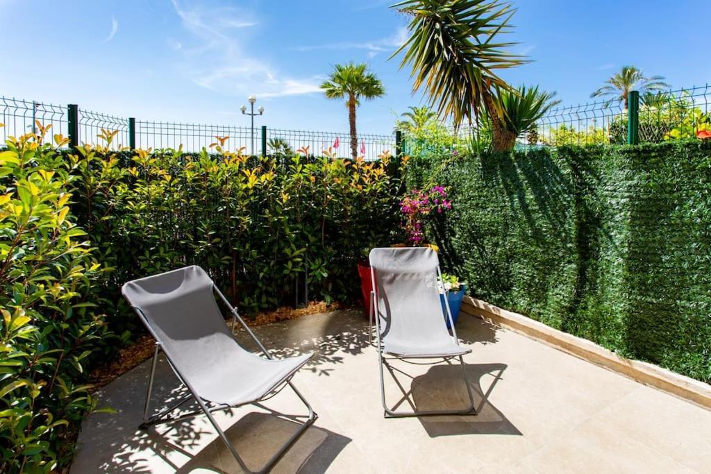 #43 Design Studio Terrace Ac Wifi Sea View 1Min Beach Νίκαια Εξωτερικό φωτογραφία