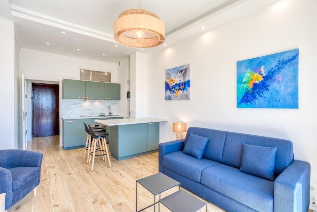 #43 Design Studio Terrace Ac Wifi Sea View 1Min Beach Νίκαια Εξωτερικό φωτογραφία