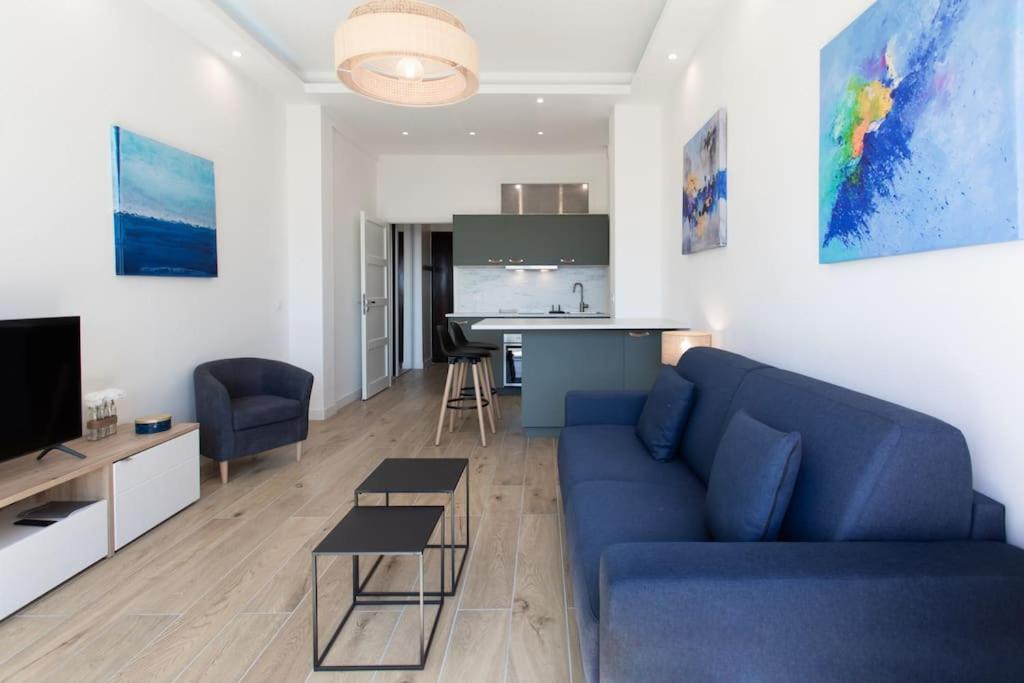 #43 Design Studio Terrace Ac Wifi Sea View 1Min Beach Νίκαια Εξωτερικό φωτογραφία