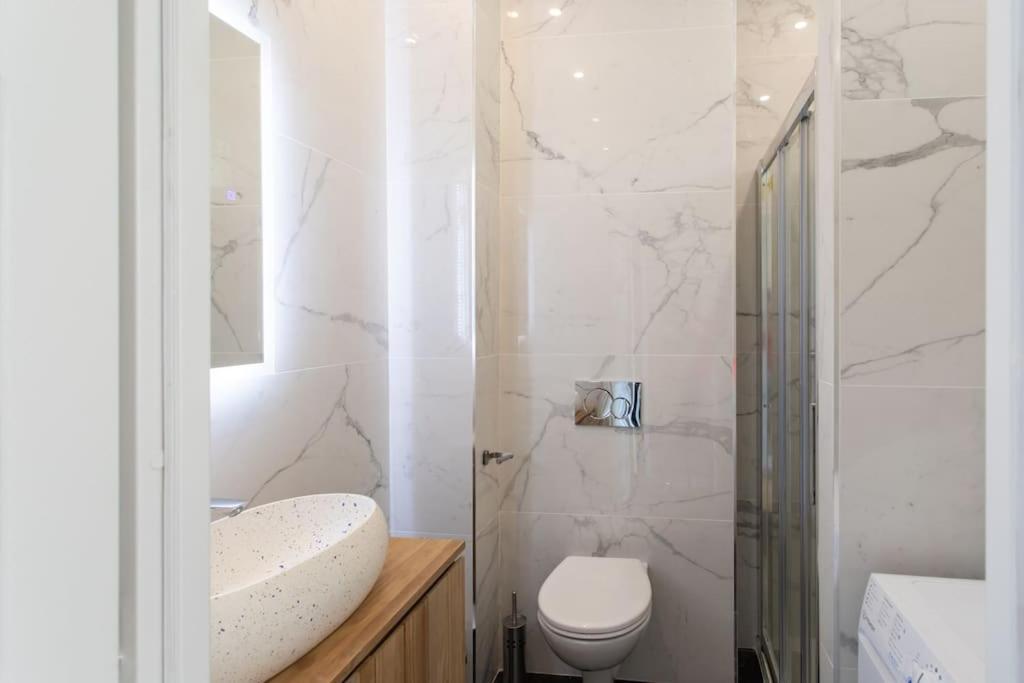 #43 Design Studio Terrace Ac Wifi Sea View 1Min Beach Νίκαια Εξωτερικό φωτογραφία