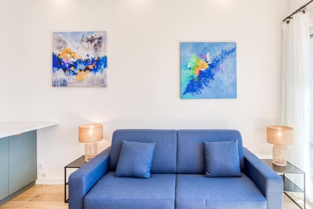 #43 Design Studio Terrace Ac Wifi Sea View 1Min Beach Νίκαια Εξωτερικό φωτογραφία